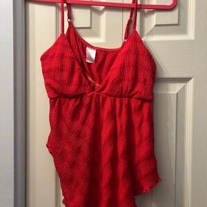 No Boundaries Red Women's Camisole Top